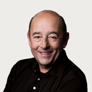 Man in black polo on white background, Ralph Strozza, Interpro Founder and Consigliere