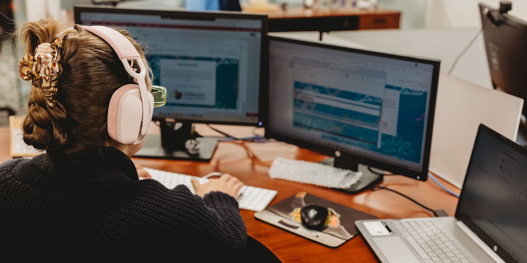 AI Multimedia Translation Services in action at a Interpro Headquarter’s