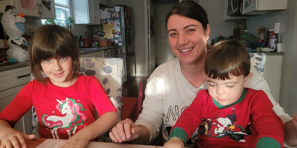 Arianna and Her Kids