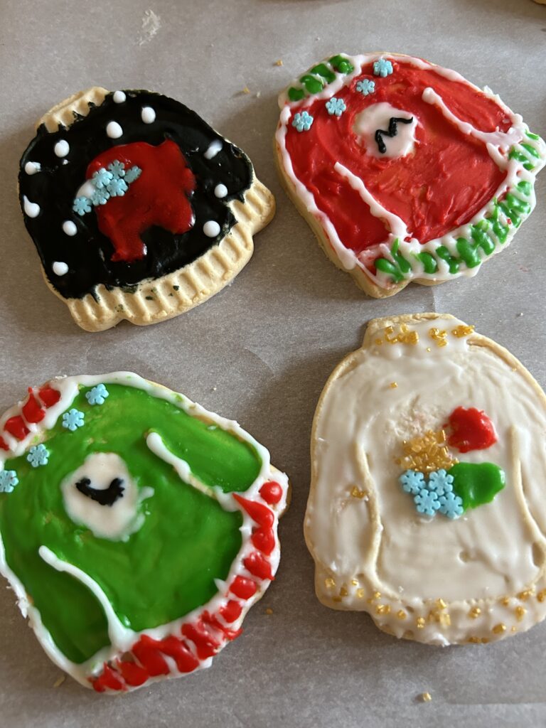 Decorated Cookies for Christmas Tradition