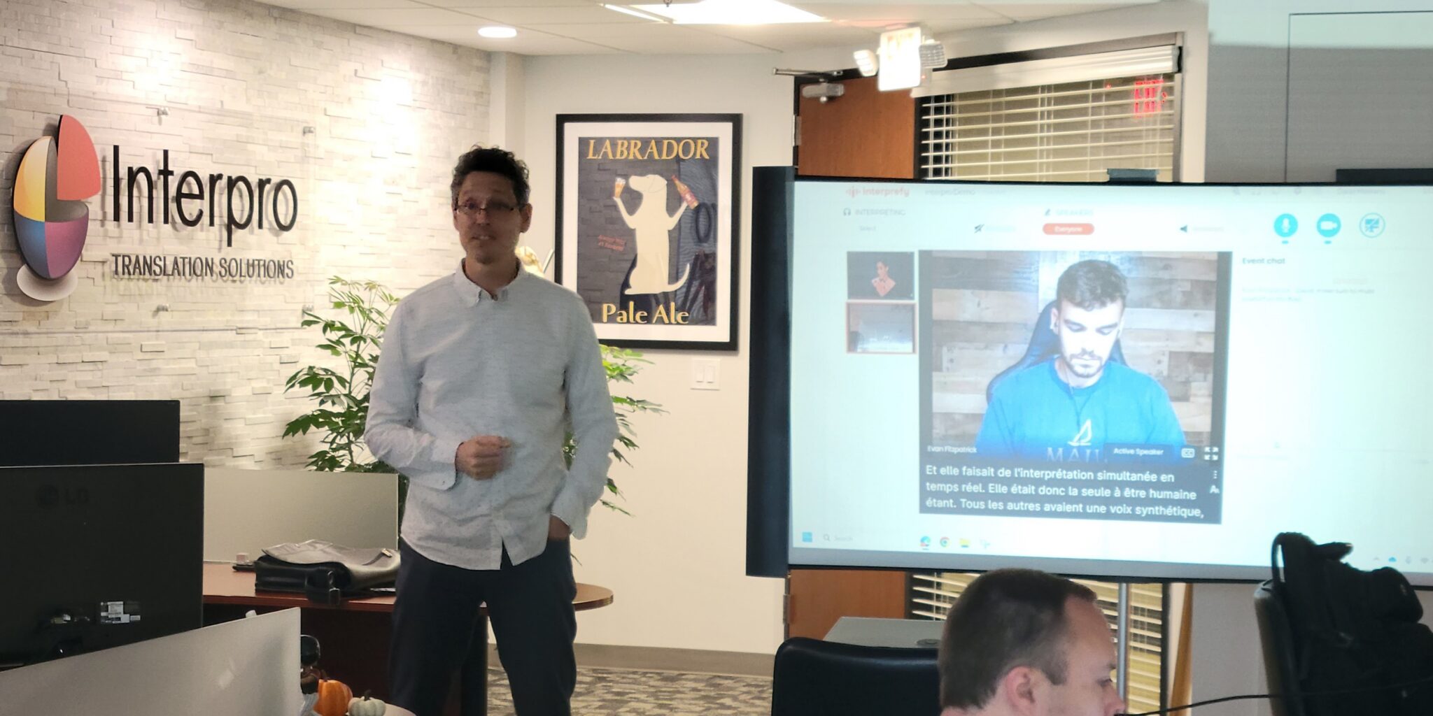 Live RSI technology demo with Interpro team