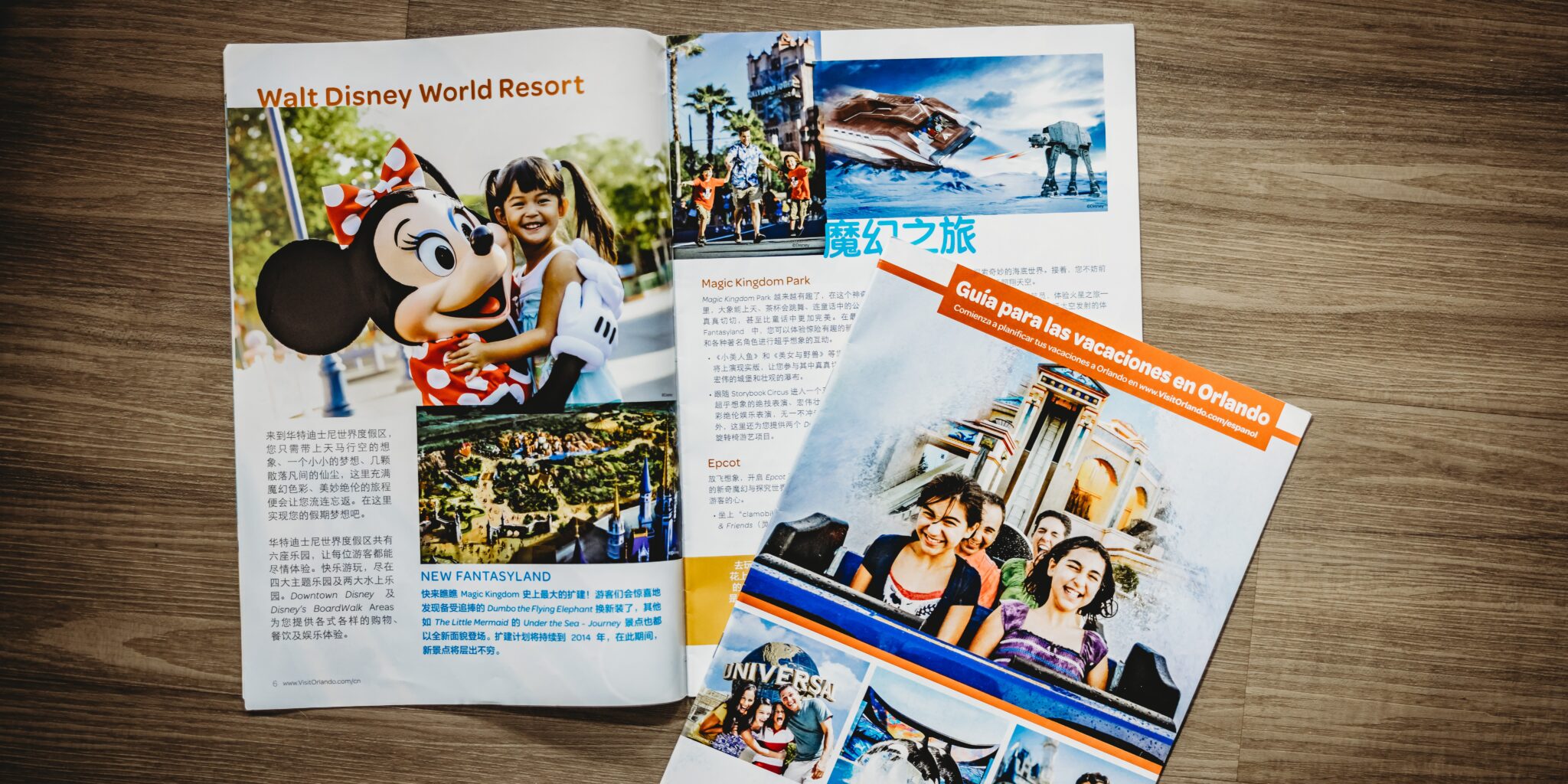 A Visitor Guide that has Been Localization For Visit Orlando.