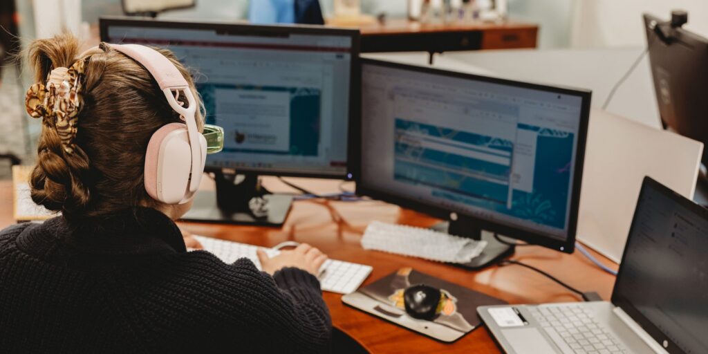 Interpro Project Manager, Valerie Lagueux, translating business materials across multilingual platforms