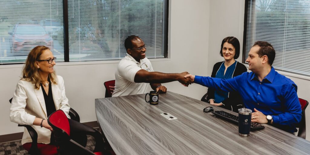 Multilingual marketing strategy meeting