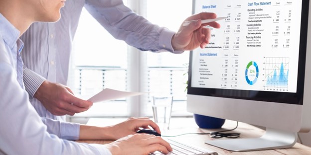 ISO 18587 certified translation workflow analysis on business dashboard