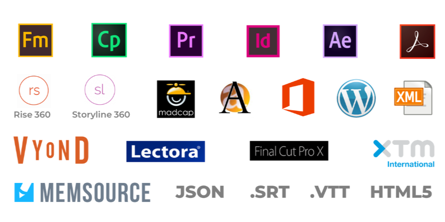 translation industry expertise across localization tools, file types, and platforms