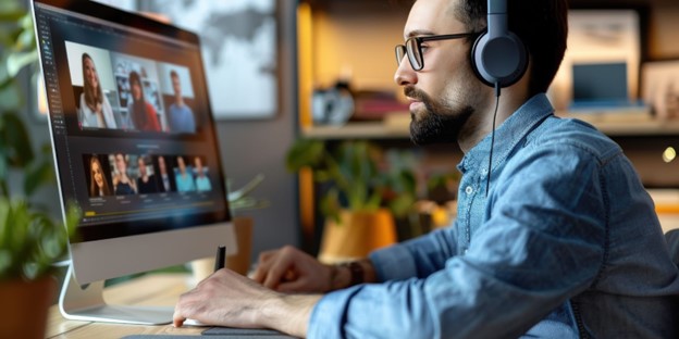 linguist reviewing AI-translated eLearning content for accuracy and compliance