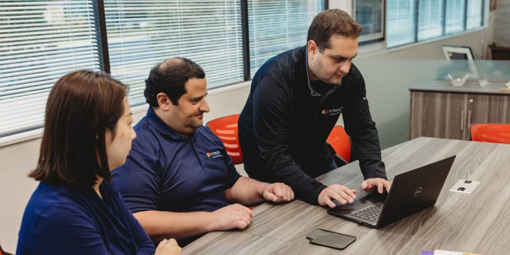 Localization team reviewing translation workflows